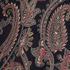 Dark Blue Blended Viscose Kurta with Paisley Print